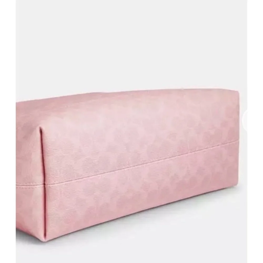 COACH Station Tote Bag Signature Canvas Leather Gold Powder Pink CEA21 Bag New - Picture 5 of 6